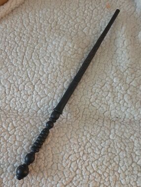 Harry potter interactive wond Dark Wood Carved Wand - Decorative Magic Prop